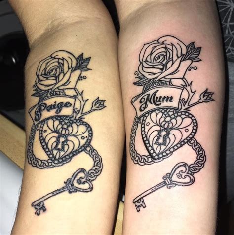 mother & daughter tattoos|mother noun .